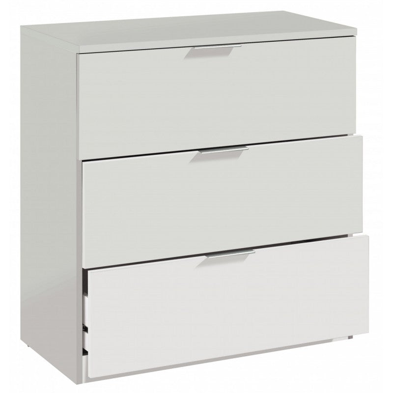 Commode de chambre blanche 77x38x80h cm