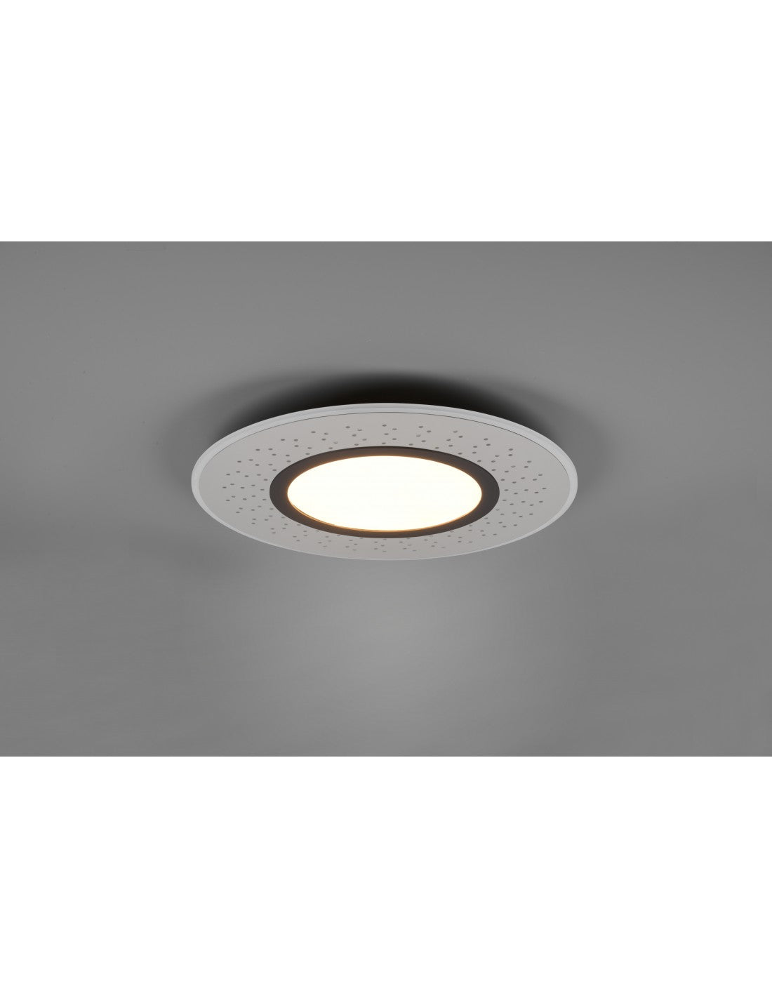 Plafonnier Moderne Verus Nickel Led Variateur 44w Trio Lighting