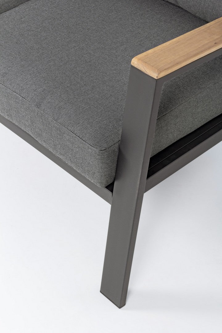 Salon de jardin Belmar naturel-anthracite