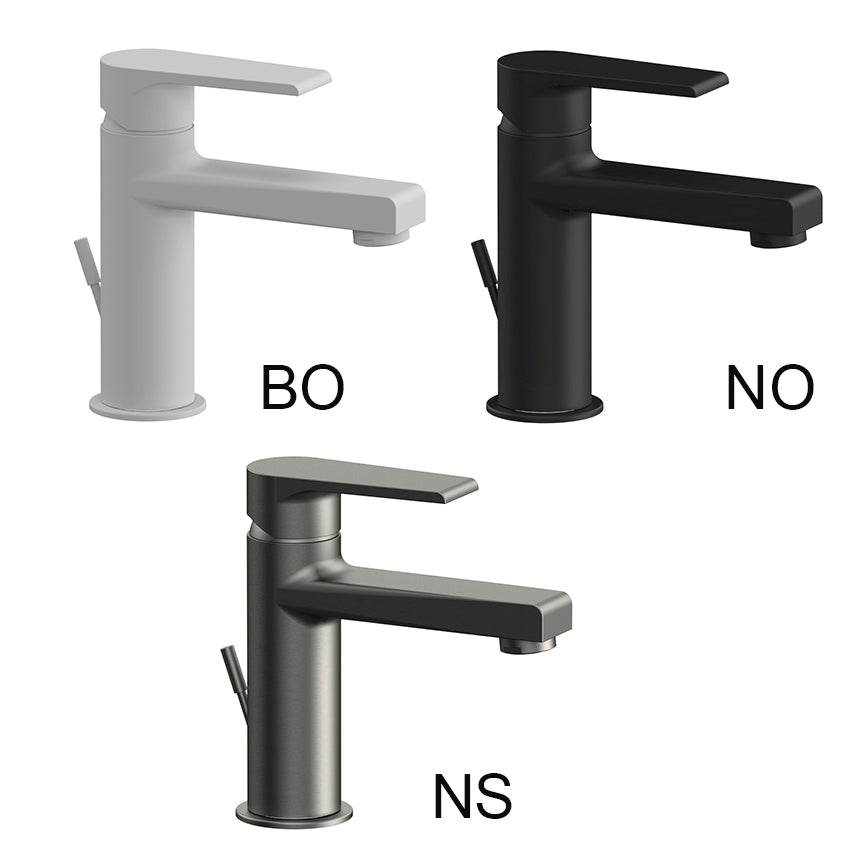 Mitigeur monocommande de lavabo Artic line en nickel brossé