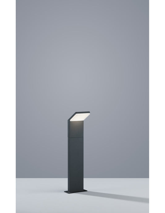 Borne de Jardin Moderne Perle Led IP54 Anthracite H50 cm Trio Eclairage