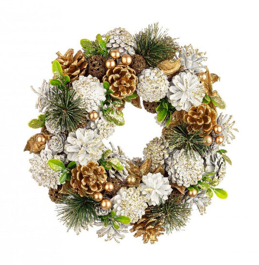 2x Couronne Martha Blanche