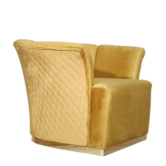 Fauteuil moutarde Argentario Berger