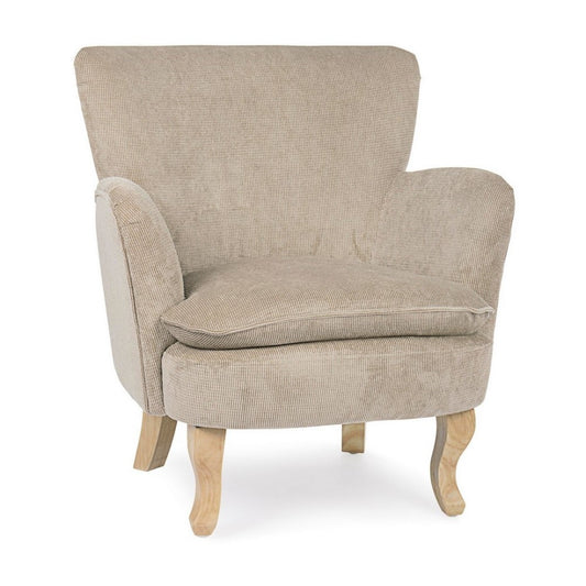 Fauteuil gris tourterelle de style vintage