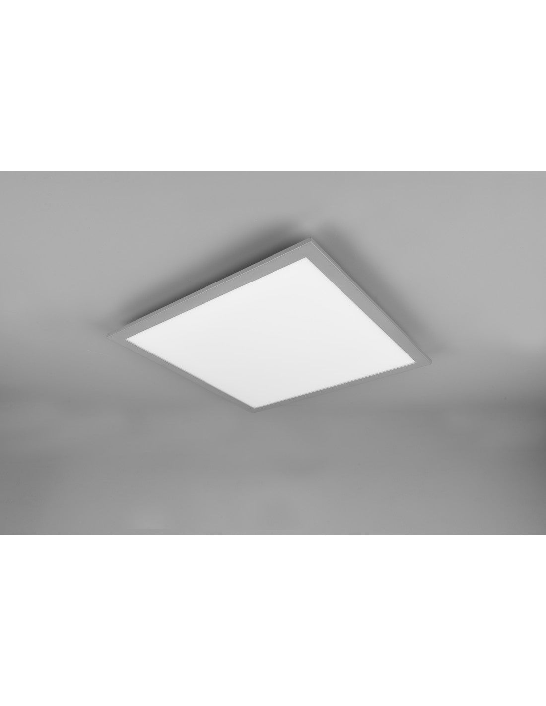 Plafonnier carré Gamma Aluminium LED Multifonction 45x45 cm Trio Lighting