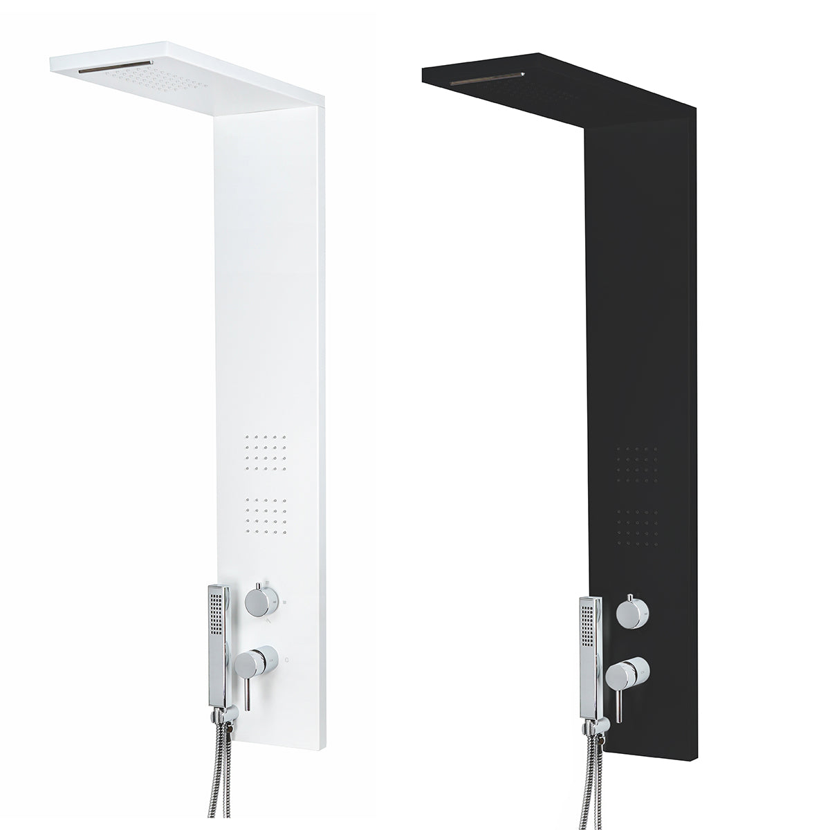 Unité murale Trend en inox brillant