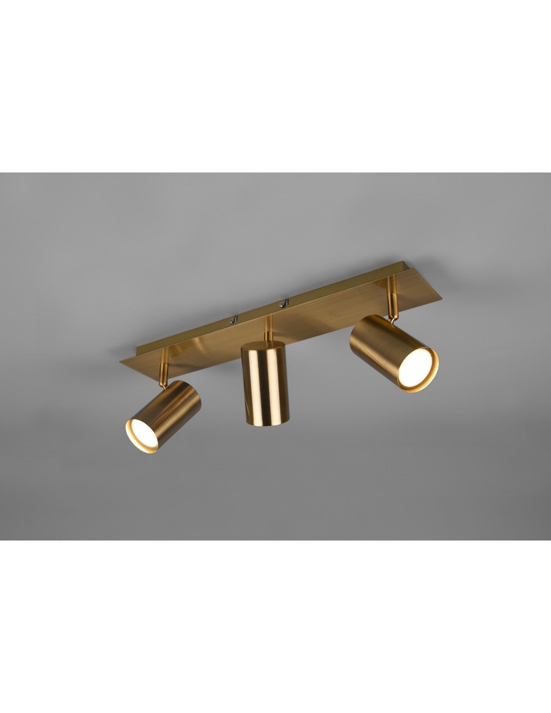 Spot Marley 3 Spots GU10 Laiton Vieilli L48 cm Trio Lighting