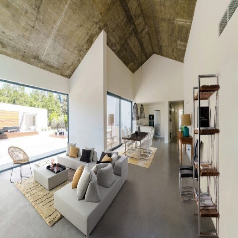 Tapis Linee Avorio 140x200 en coton