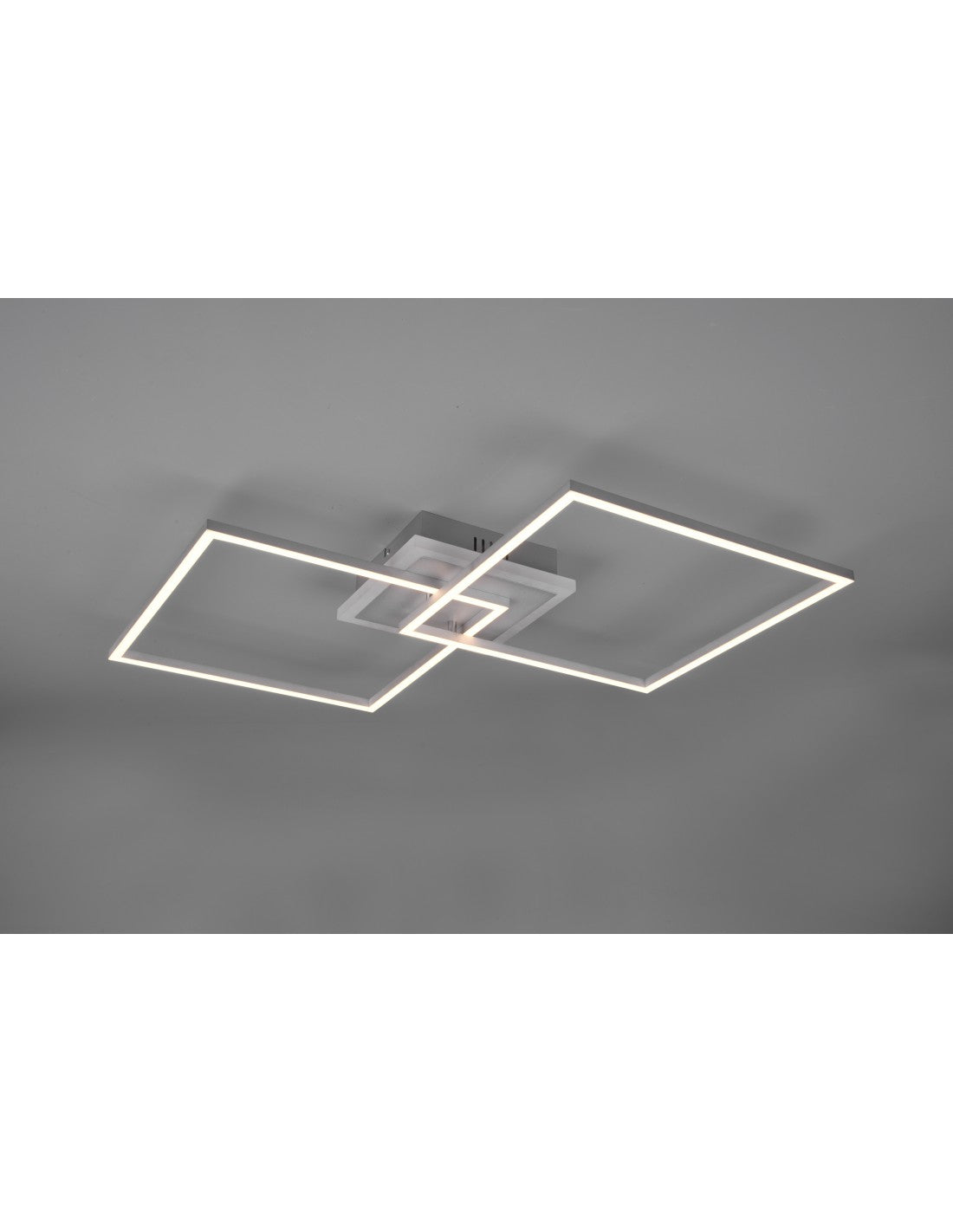 Arribo Plafonnier LED Carré Dimmable Rgbw Aluminium Trio Éclairage