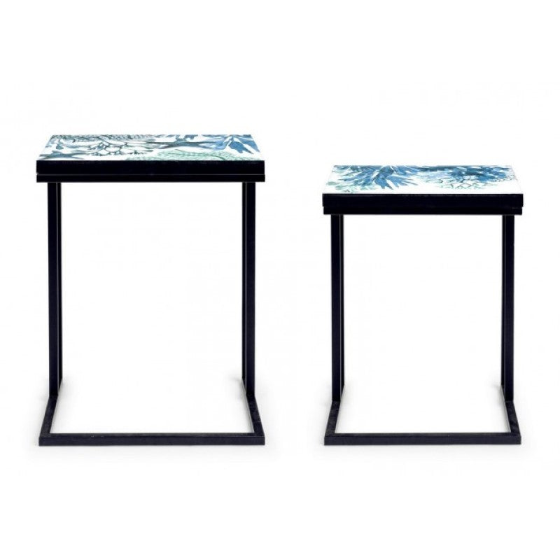 Ensemble de deux tables d'ameublement bizzotto
