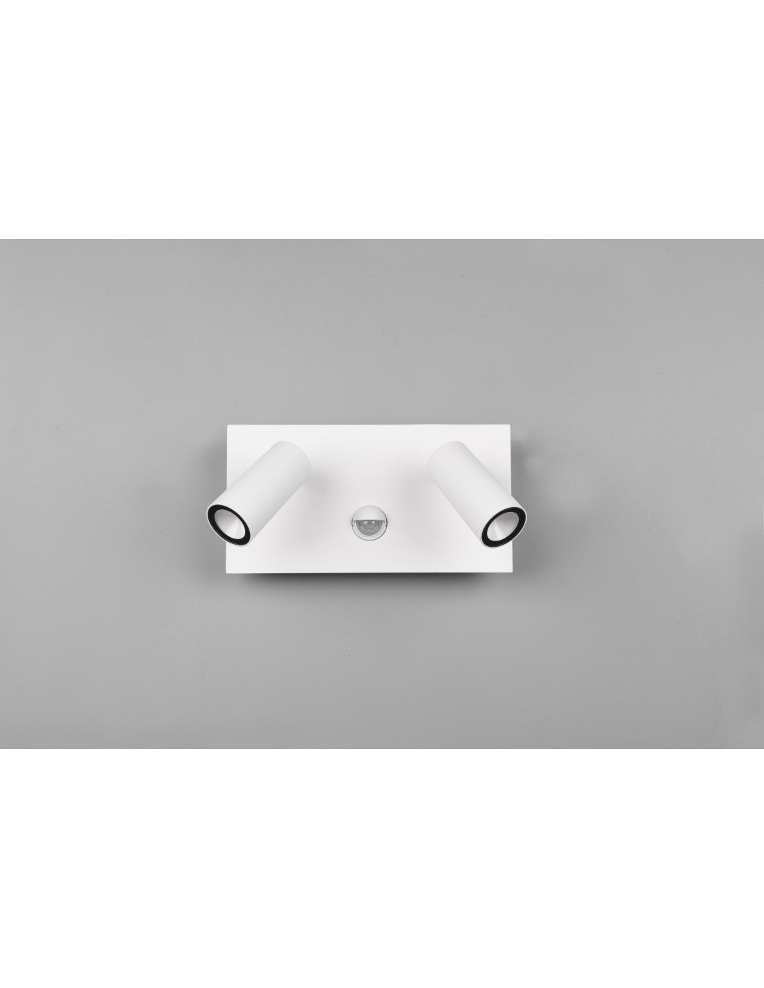 Spot LED blanc double orientable Tunga IP54 avec capteur d'éclairage Trio