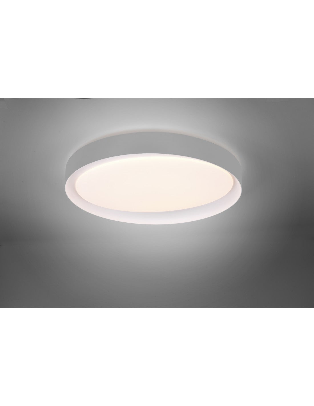 Plafonnier LED Zeta Dimmable Ø48 cm Gris Trio Lighting