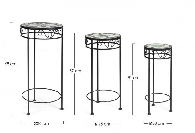 2x Set3 Table Basse Positano À