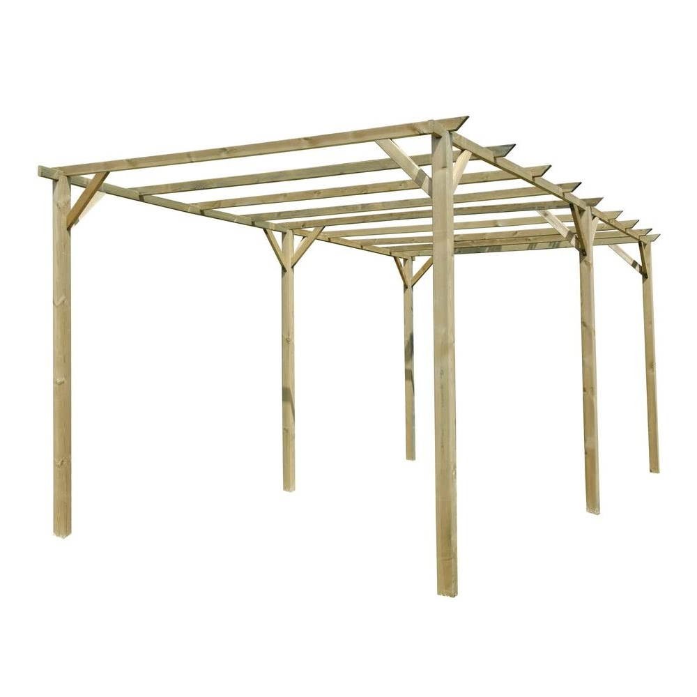 Pergola en bois Verdelook 3 x 6 mètres