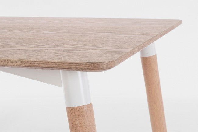 Table en bois style naturel 120x80