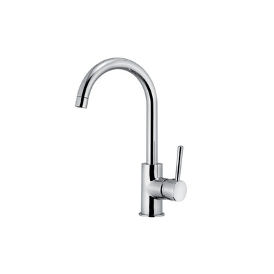 Mitigeur lavabo avec bec orientable en "U"