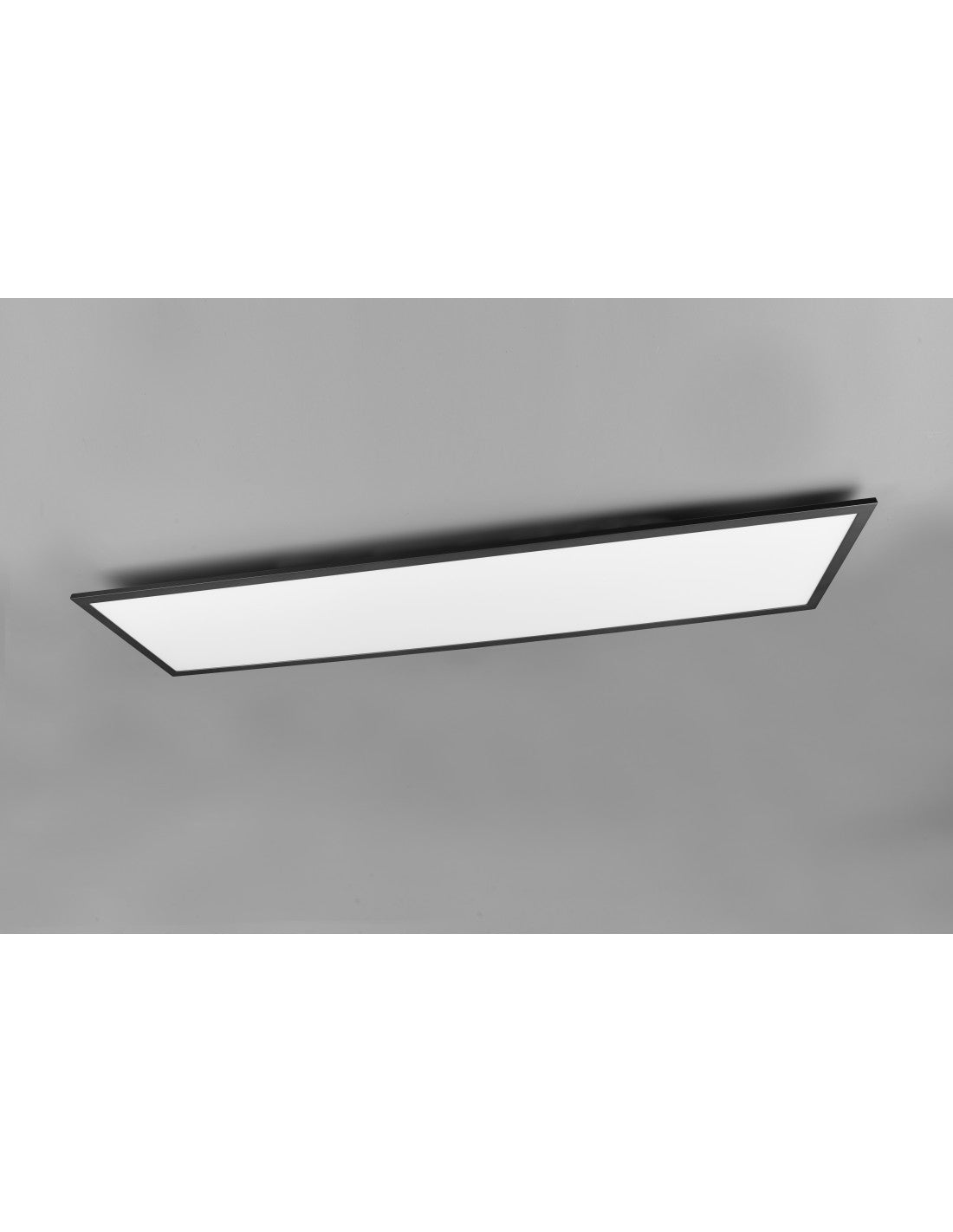 Plafonnier Applique Rectangulaire Moderne LED Gradateur 34w Alpha Noir Trio Éclairage