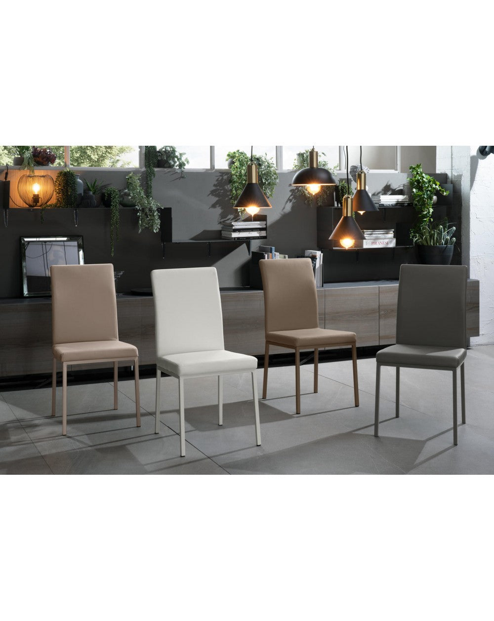 2x Chaise en simili cuir - Drapeau