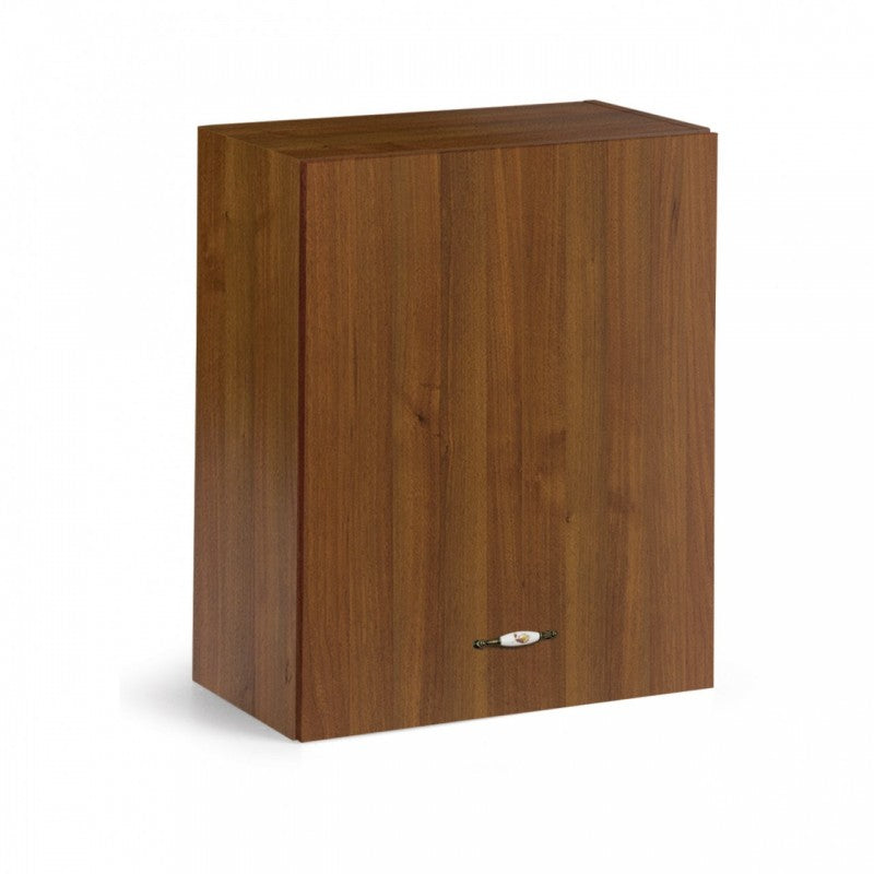 Élément mural de cuisine ancien en noyer 60x32xH 72 cm avec 1 porte