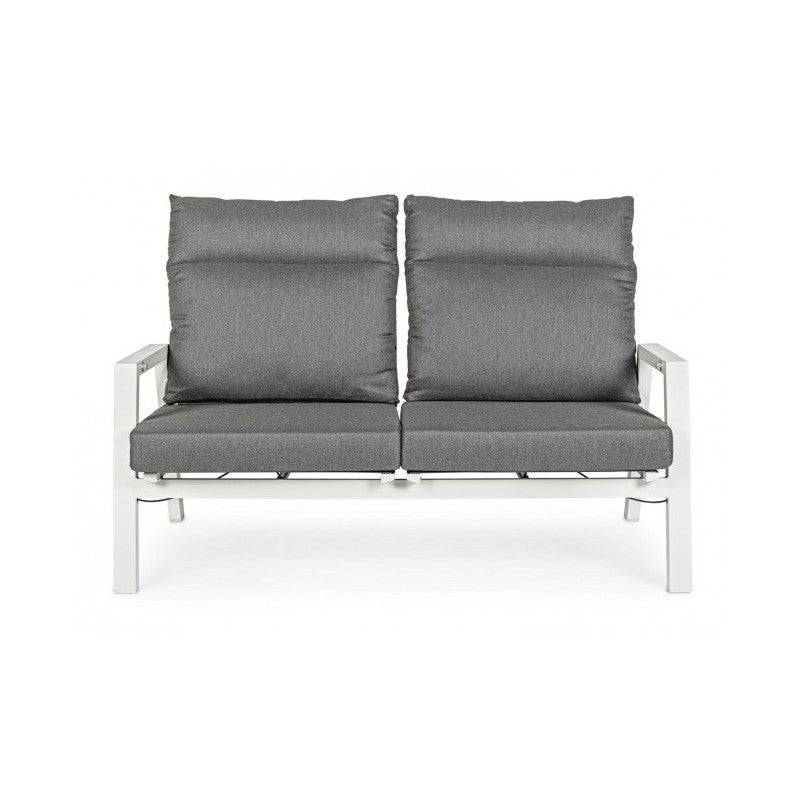 Canapé d'extérieur inclinable 2 places 152x81x98h cm