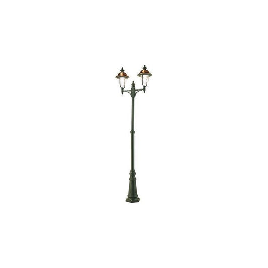 Mât avec structure en aluminium moulé sous pression gris et cuivre pour usage extérieur h. 244 cm