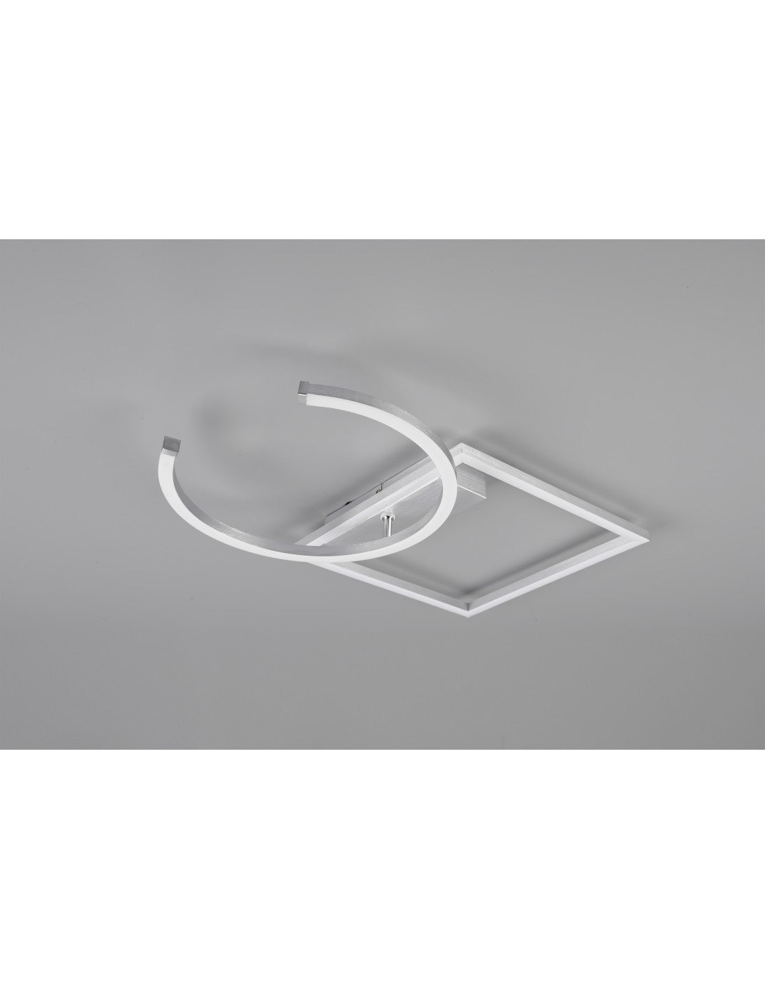 Plafonnier LED Pivot 23,5w Nickel L42 cm Gradable Trio Lighting