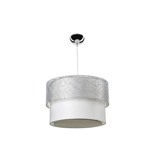 Lampe à suspension Polo MDL2355 en tissu gris