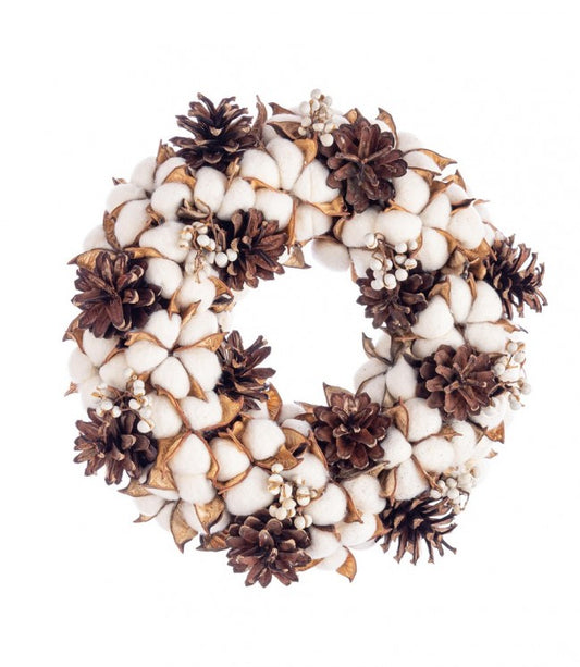 2x Couronne de fleurs en coton Loiza D29