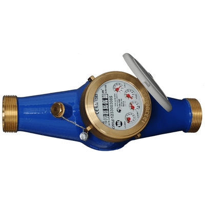Compteur d'eau à jets multiples avec rouleaux protégés 1" 1/4