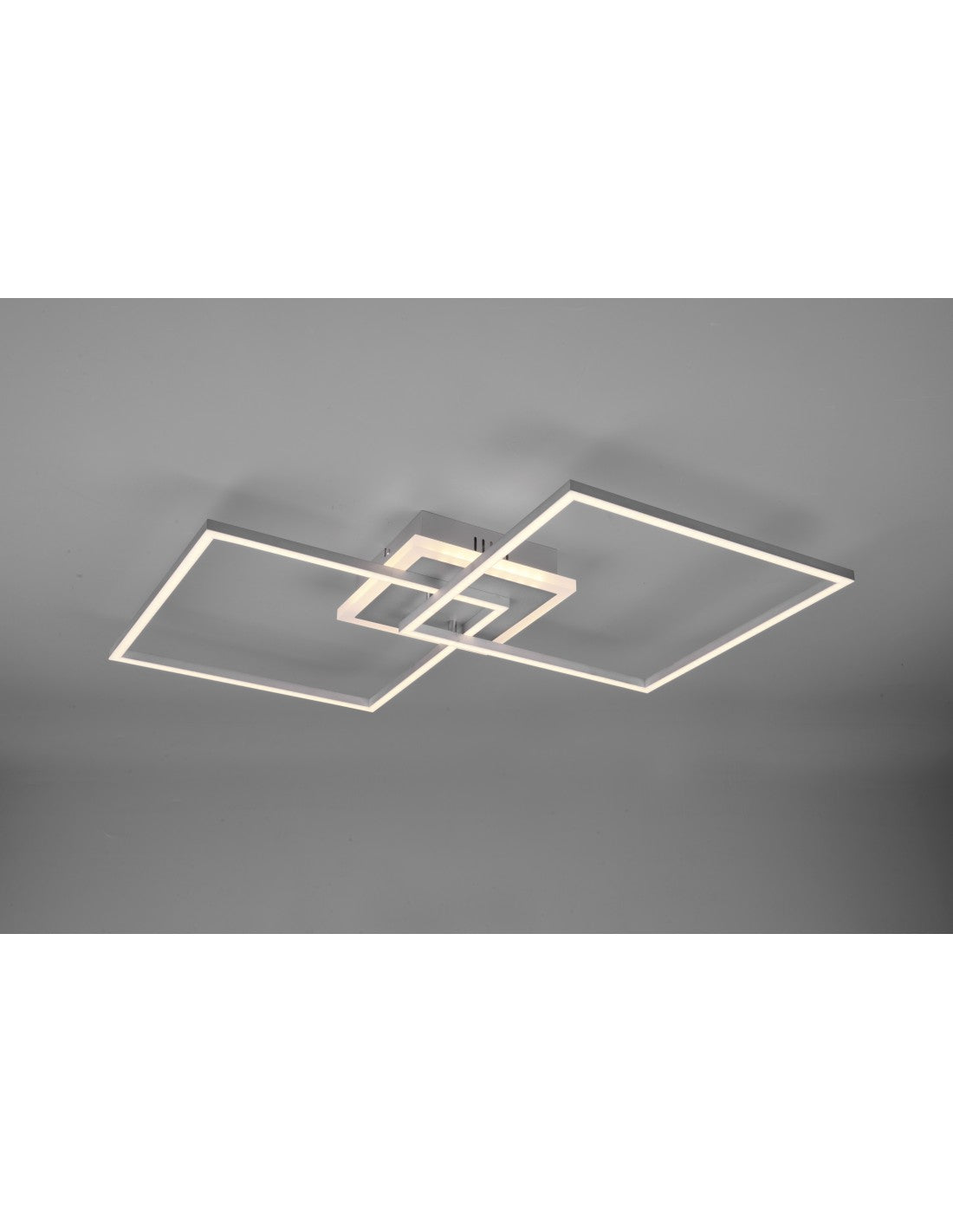 Arribo Plafonnier LED Carré Dimmable Rgbw Aluminium Trio Éclairage