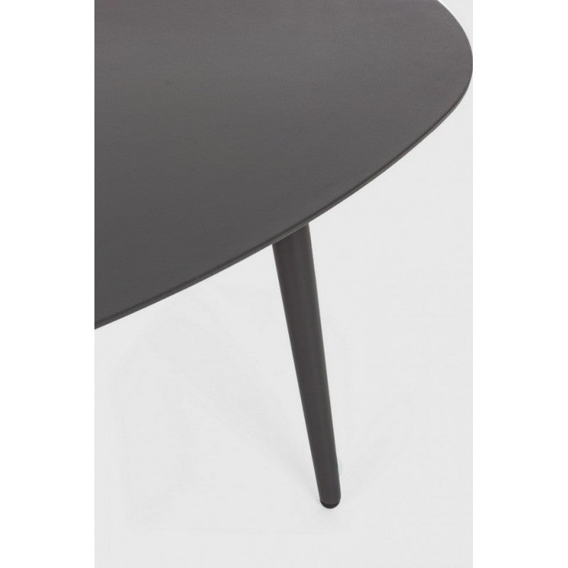 RIDLEY Table basse d'extérieur aluminium anthracite 120x75x h36 cm