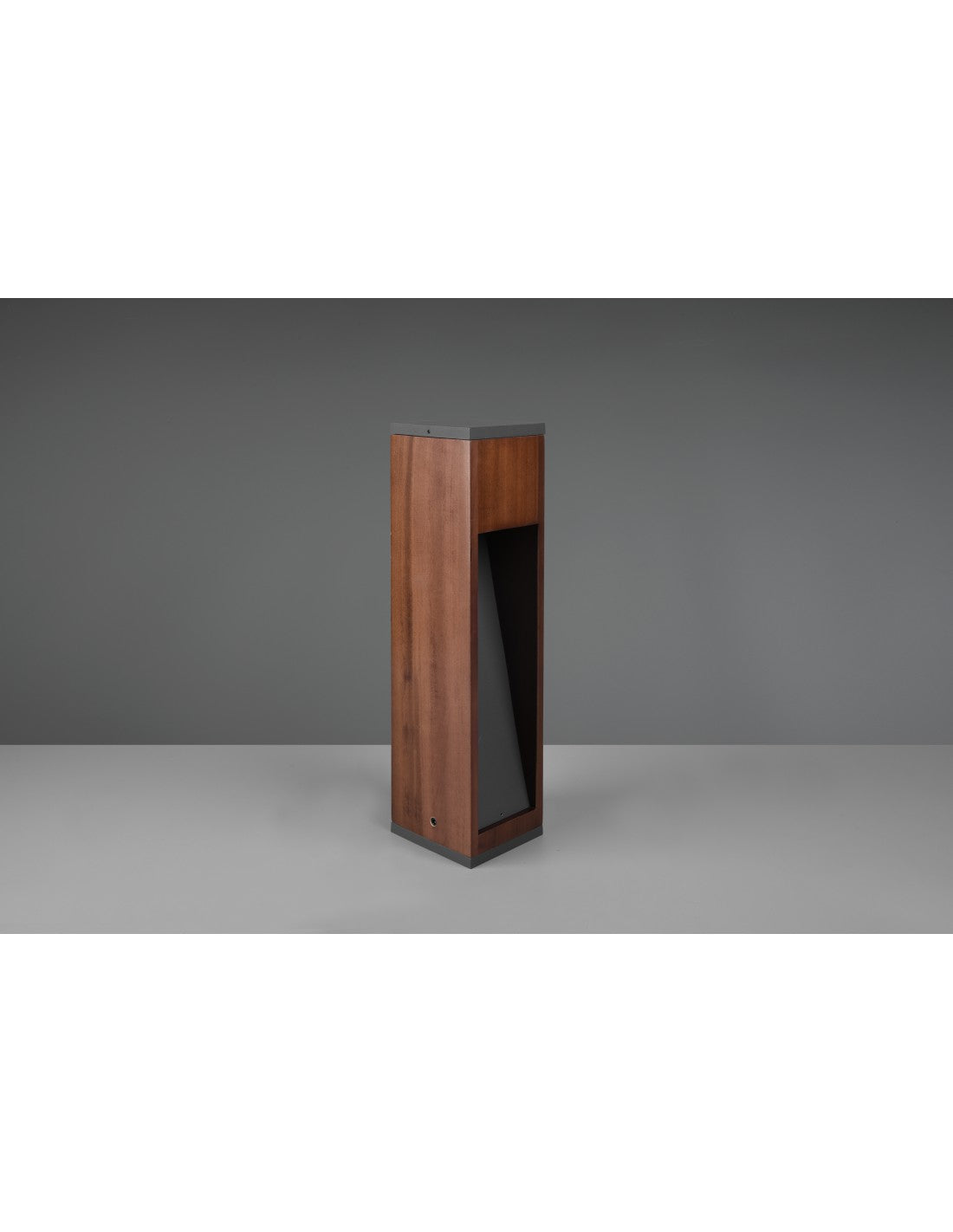 Borne Extérieure Canning GU10 Bois Naturel IP54 Trio Éclairage
