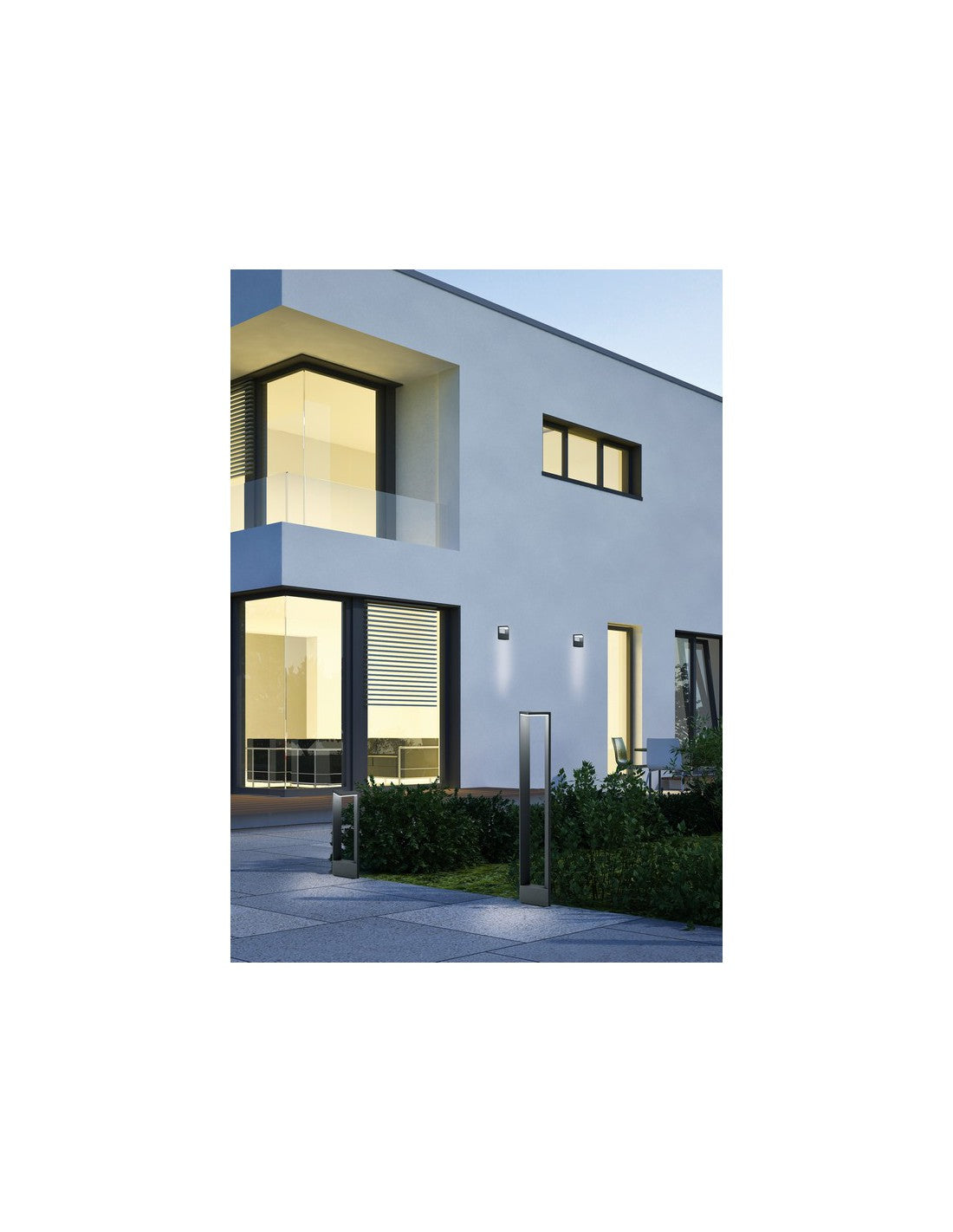 Applique LED Façade Extérieure Ganges Anthracite IP54 Trio Éclairage