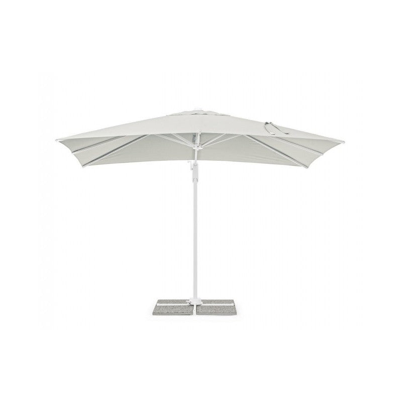 Bras de parasol Eden blanc naturel 2x3 m