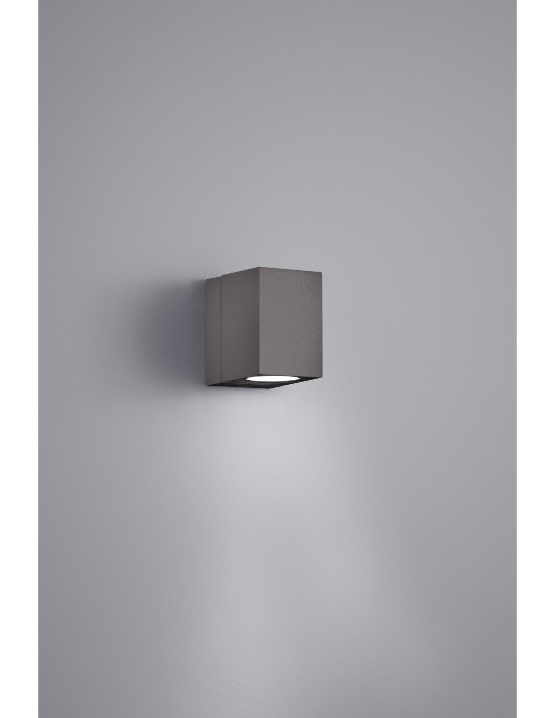 Applique Rectangulaire Tiber Spot Led Orientable IP54 Anthracite H10 cm Trio Lighting