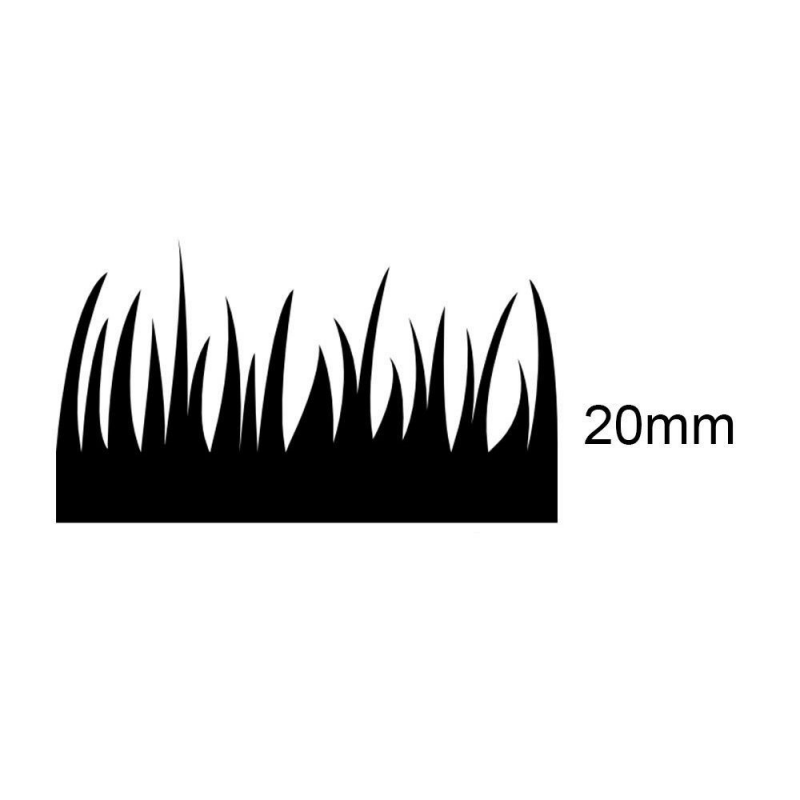 Tapis de pelouse synthétique, fausse herbe artificielle, 20 MM, 1x5 MT, 48701
