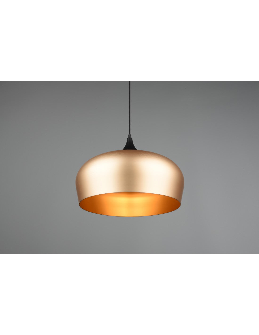 Grande Suspension Abat-jour Cuisine Laiton Chiron Trio Lighting