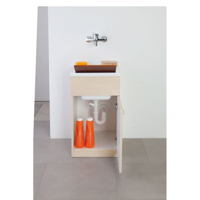 Lavabo 1 porte Larice 45x50x h83 cm