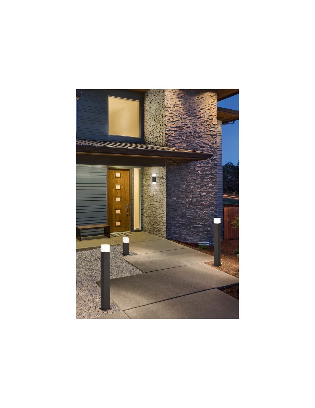 Applique Extérieure Double Led Hudson Anthracite Trio Lighting
