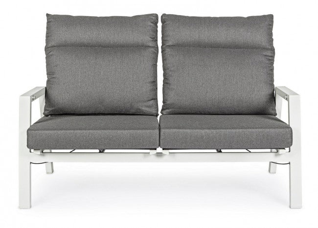 Canapé d'extérieur inclinable 2 places 152x81x98h cm