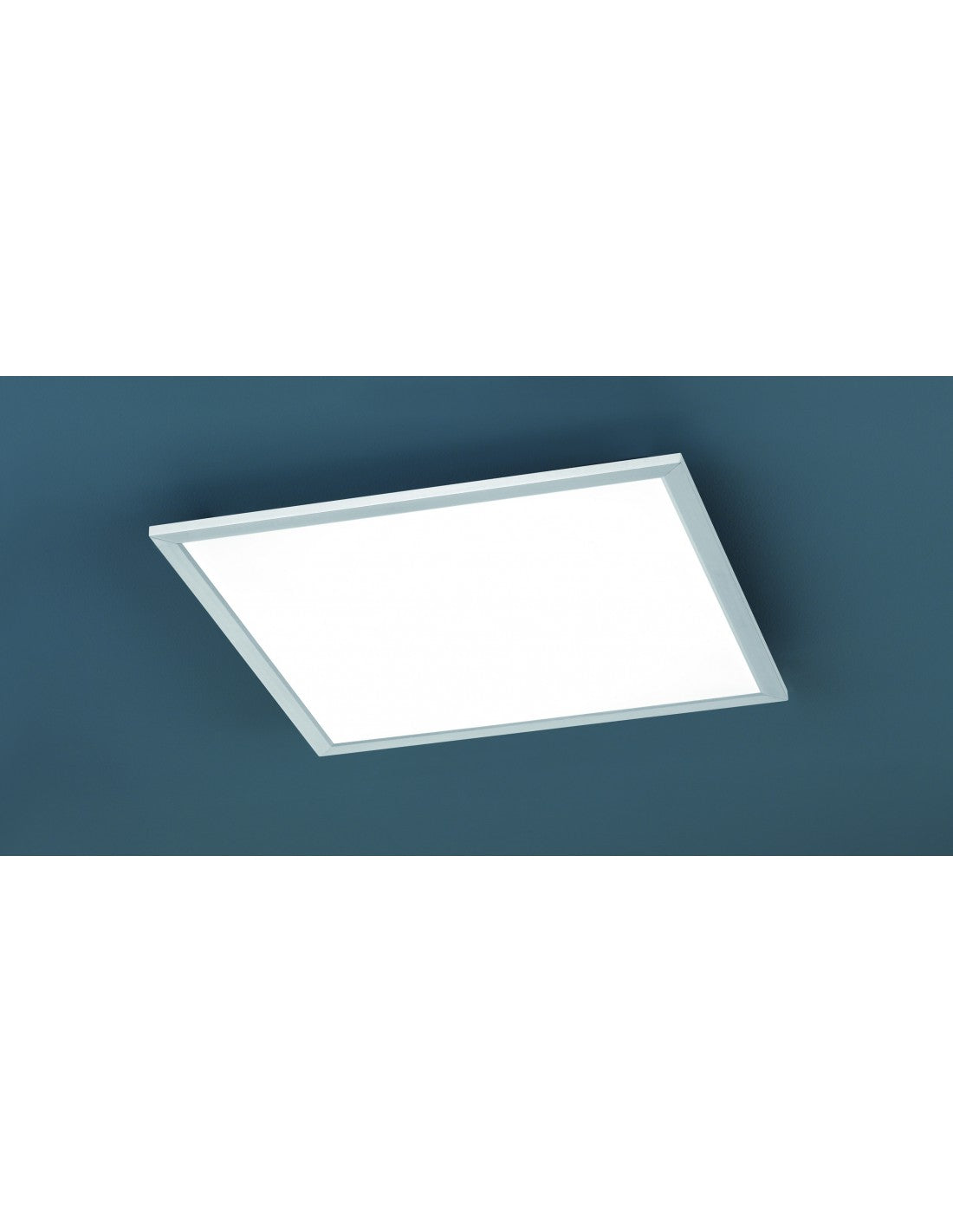 Plafonnier LED Carré Phoenix Nickel 45x45 cm Trio Lighting