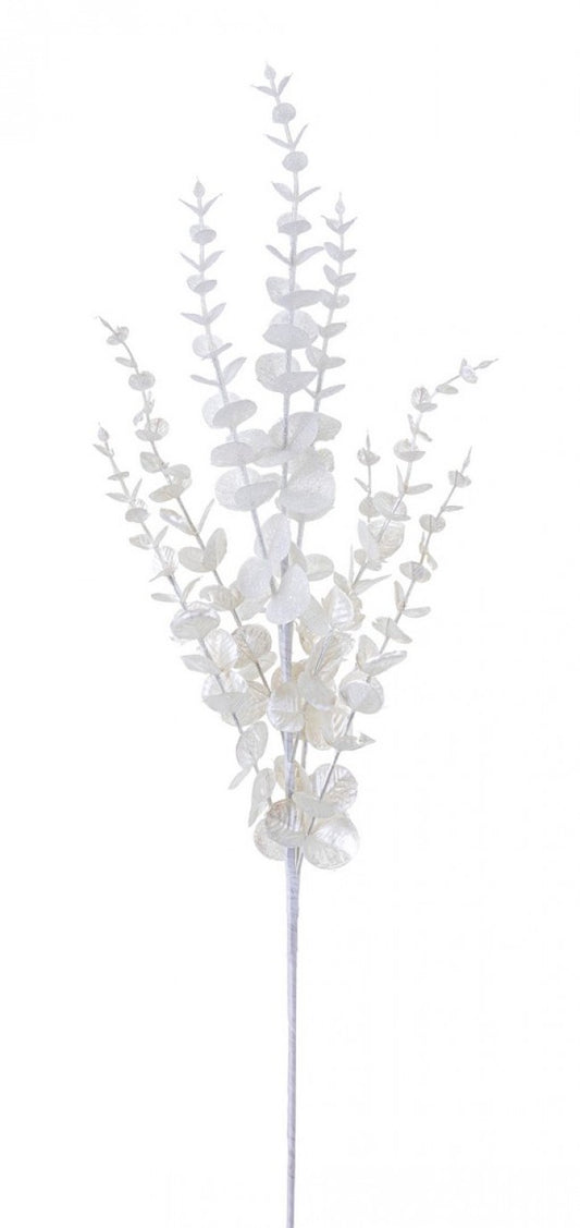 12x Branche de Jada Blanc Nacré H75cm