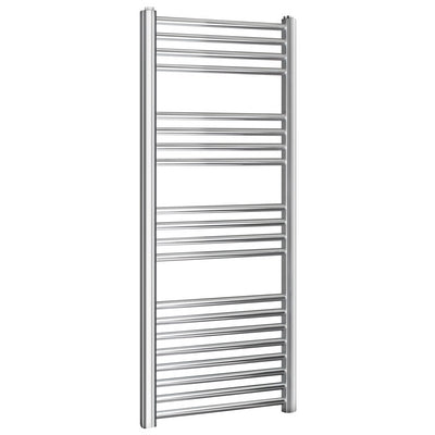 Radiateur droit 800 H - Chromé 450 Int. 500 L