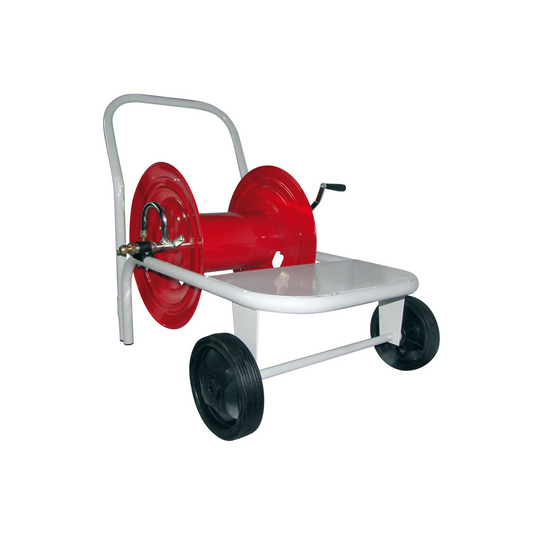 Chariot enrouleur de tuyau pour 100 m.