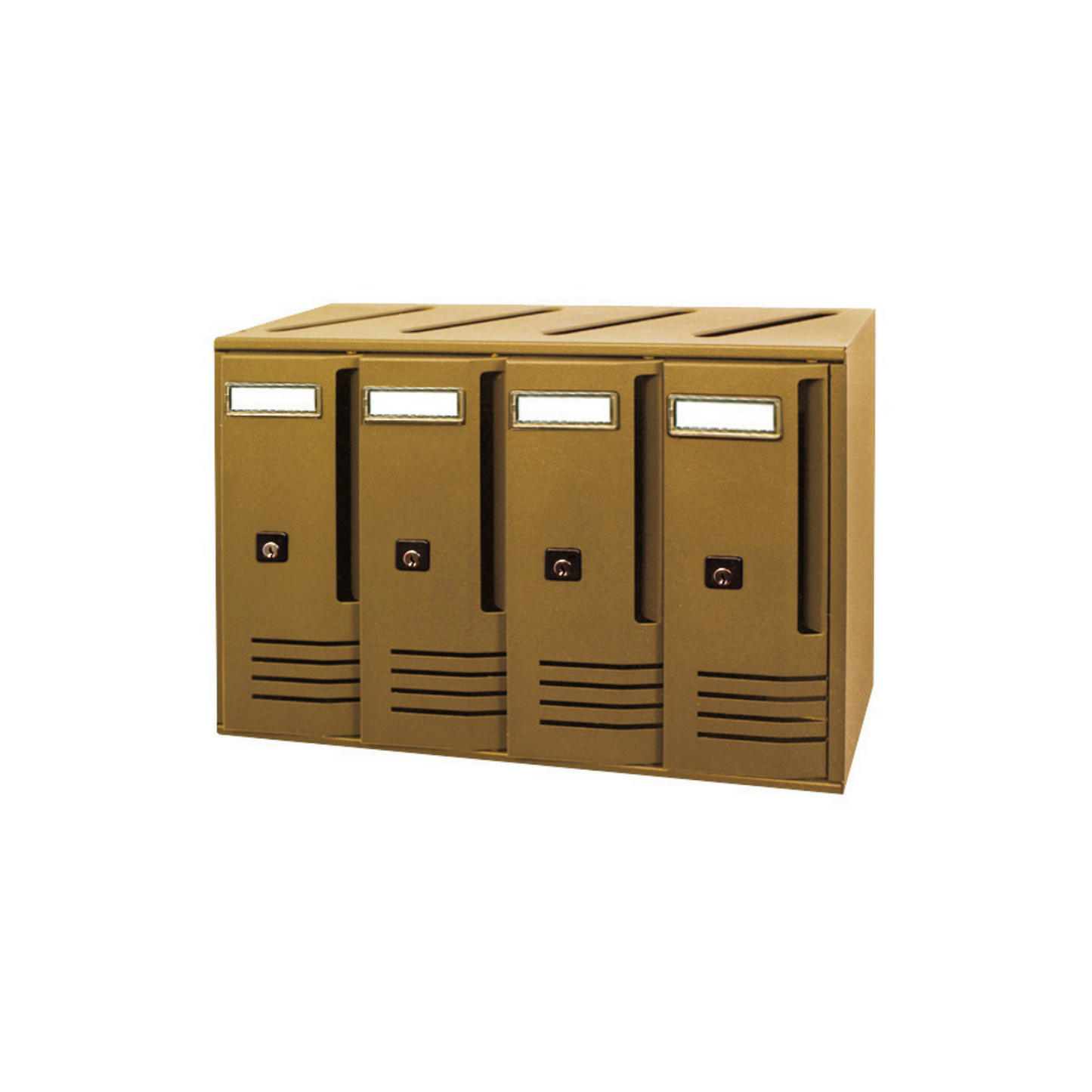 Boite aux Lettres 4 Places Bronze