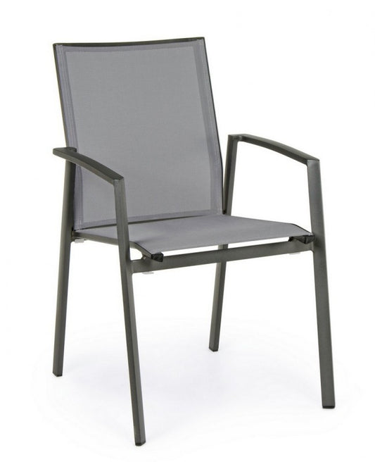 Salon de jardin en aluminium anthracite Cruise
