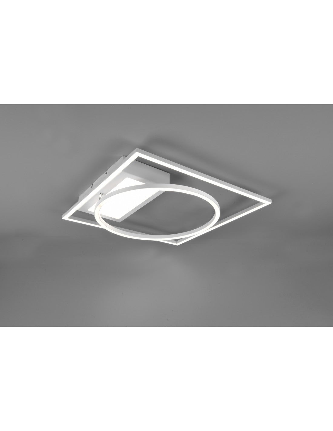 Plafonnier LED Downey 34w Blanc L64 cm Dimmable Trio Lighting