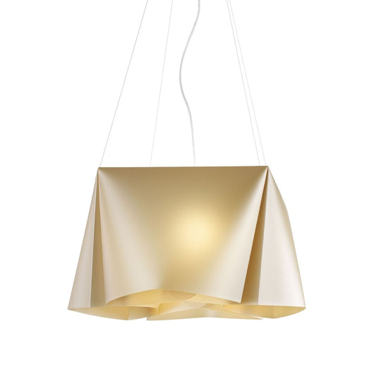 Suspension New Gold en métal chromé cm. 59 x 31h