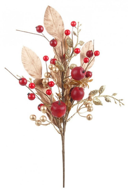 12x Branche Louxor Or C-Pomme H45cm