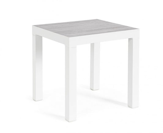 Table basse Kledi 50X50 blanc Jx11